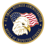 Seal of the U.S. Small Business Administration Office of Inspector General.