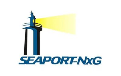 Logo featuring a lighthouse with light beam and 'SEAPORT-NxG' text.